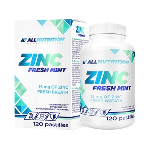 Allnutrition - Zink, 15 mg (Frisse Munt) - 120 pastilles