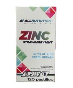 Allnutrition - Zink, 15 mg (aardbeimuntsmaak) - 120 zuigtabletten
