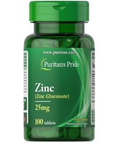 Puritan's Pride - Zink 25 mg - 100 tabletten